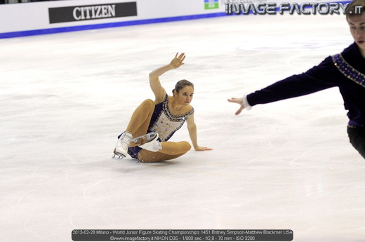 2013-02-28 Milano - World Junior Figure Skating Championships 1451 Britney Simpson-Matthew Blackmer USA